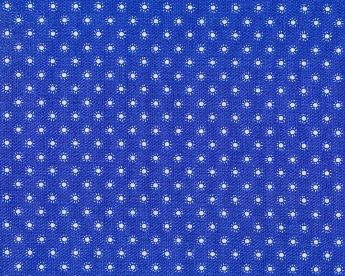 Patchworkstoff COLOUR FUN, Blümchen, blau