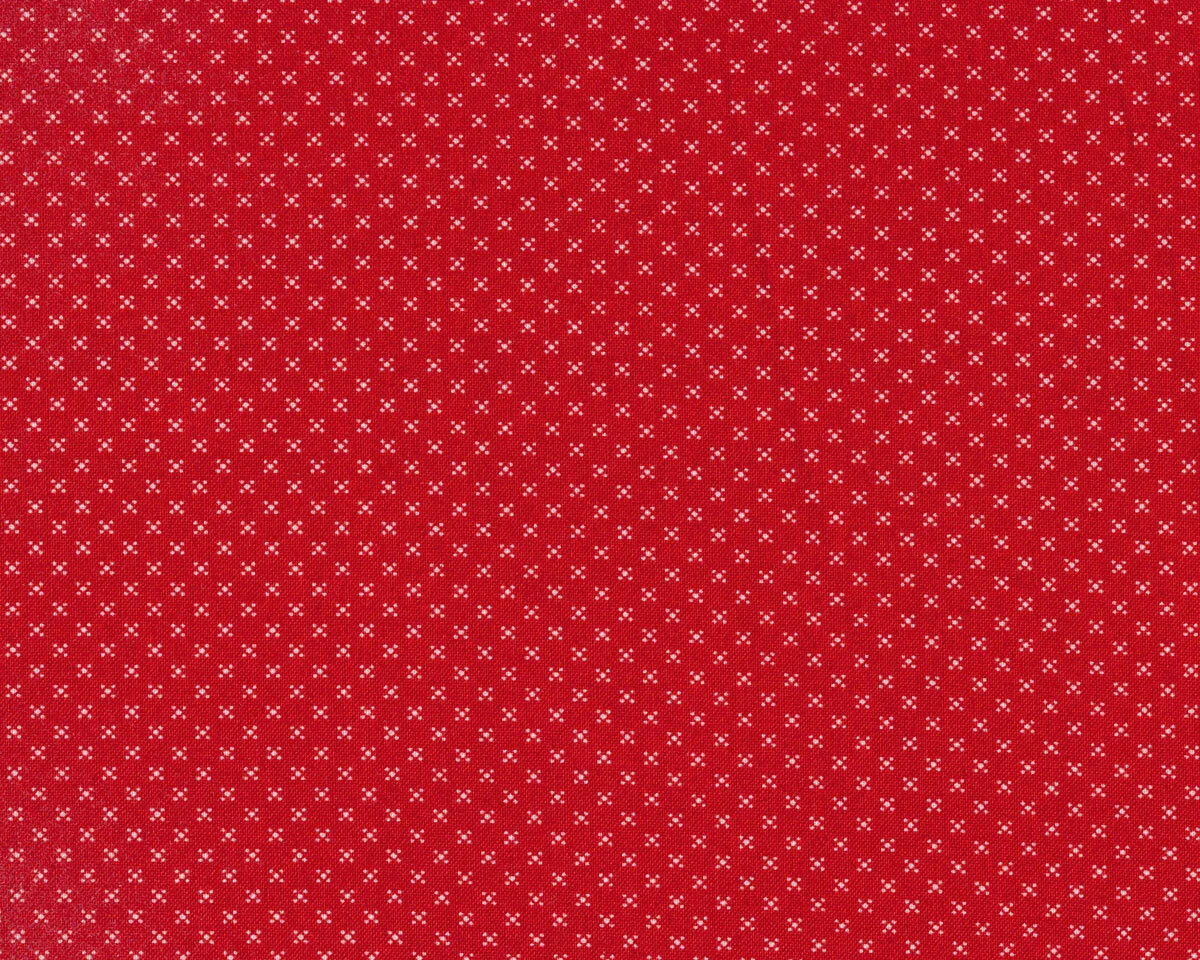 Patchworkstoff COLOUR FUN, Kreuze, rot