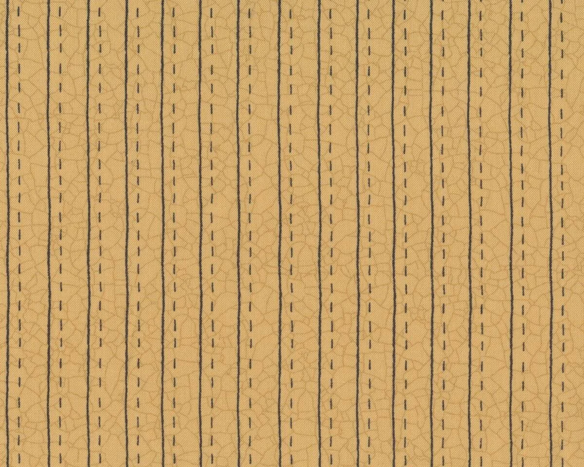 Patchworkstoff COUNT YOUR BLESSINGS, Strichel und Linien, dunkles beige-schwarz, Moda Fabrics