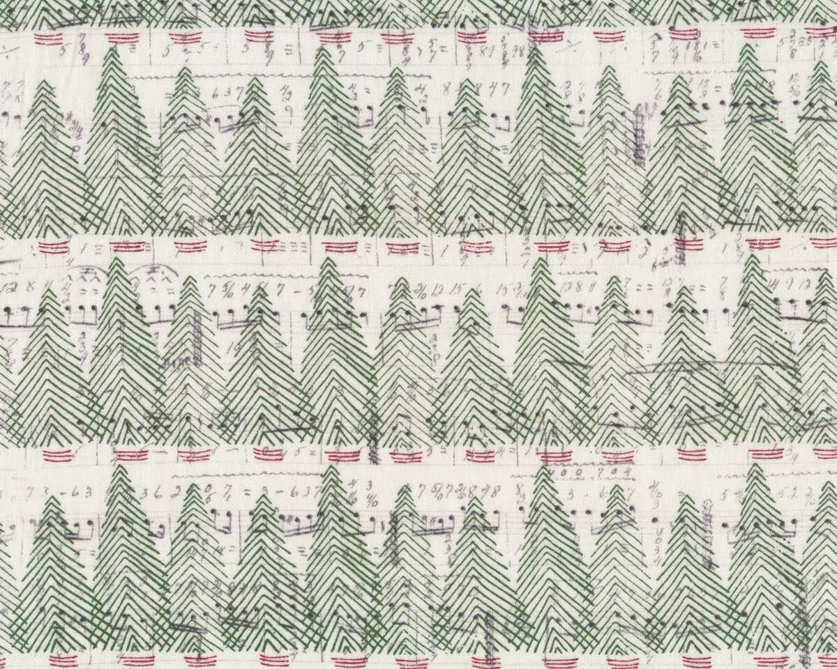 Patchworkstoff ECLECTIC ELEMENTS YULETIDE, Tannen, Tim Holtz