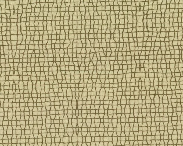 Patchworkstoff EMPIRE FISHNET, Netz-Muster, schilfgrün