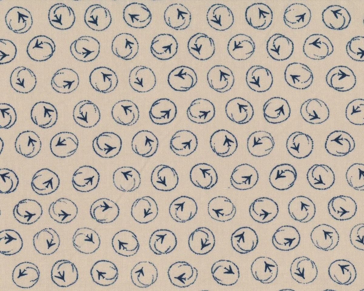 Patchworkstoff FLIGHT, Flugzeug-Loops, hellbeige, Moda Fabrics