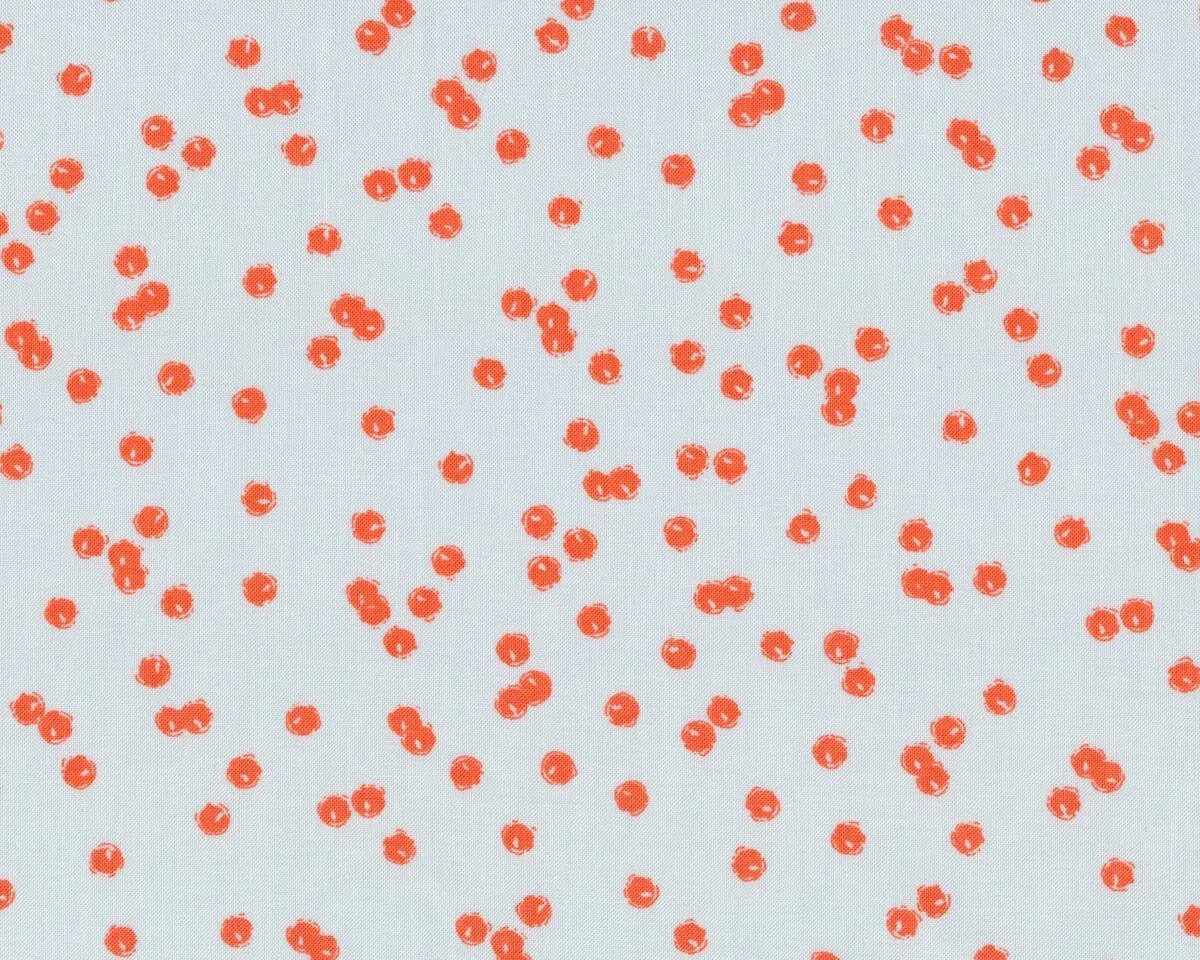 Patchworkstoff FOLLIE, Krabbel-Tiere, orange