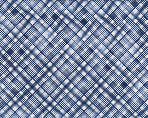 Patchworkstoff GALLERY IN BLUE, Diagonal-Karo, dunkelblau