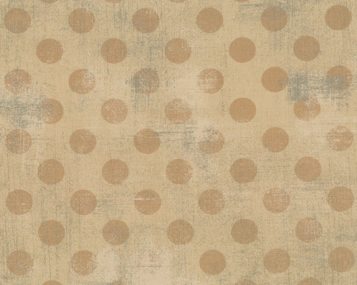 Patchworkstoff HITS THE SPOT, Punkte-Schraffur, beige, Moda Fabrics
