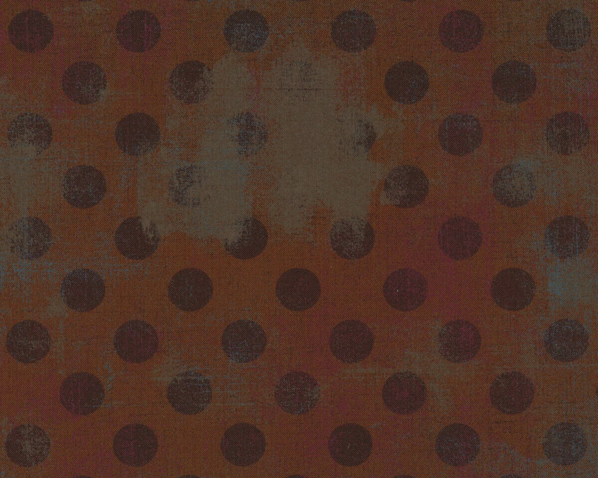 Patchworkstoff HITS THE SPOT, Punkte-Schraffur, braun, Moda Fabrics