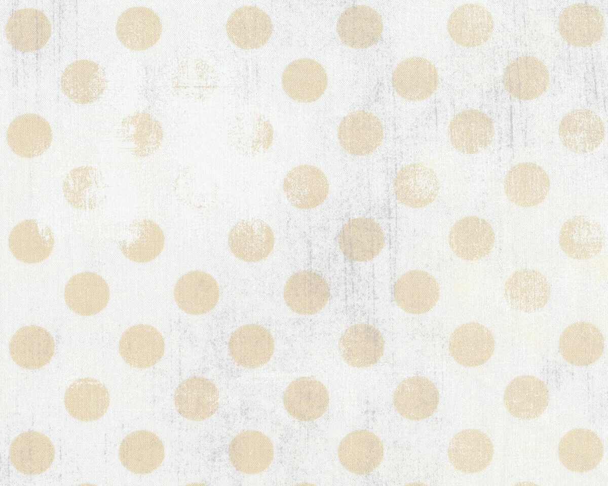 Patchworkstoff HITS THE SPOT, Punkte-Schraffur, wollweiß, Moda Fabrics