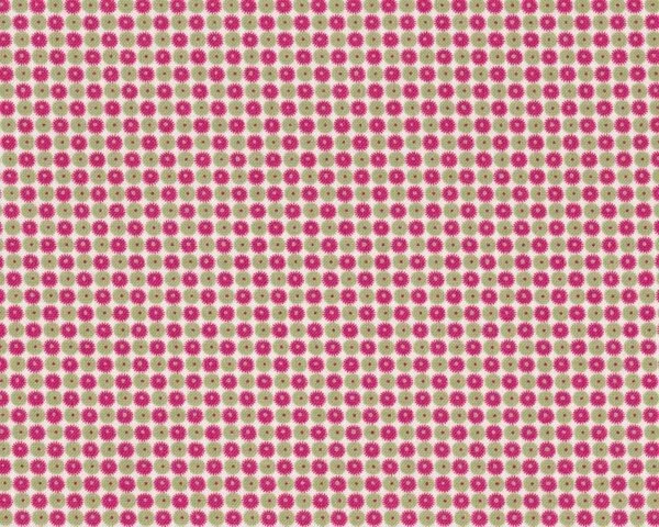 Patchworkstoff "Homespun Chic" mit Punkte-Muster, fuchsia-hellgrün