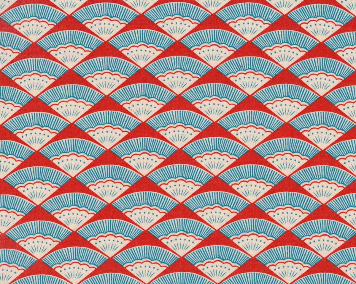 Patchworkstoff KIBORI, Fächer-Rauten, Cotton + Steel