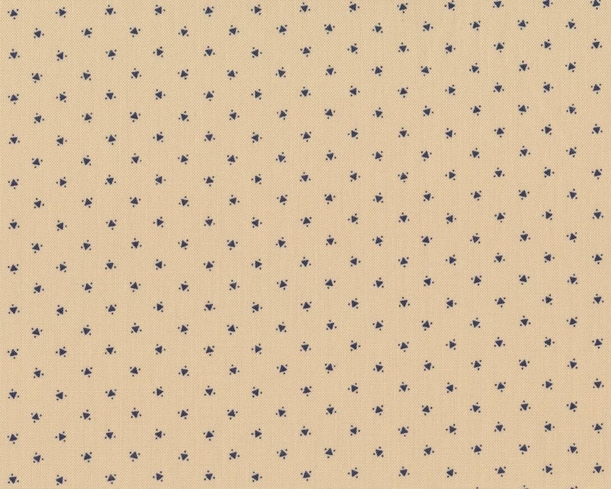 Patchworkstoff LAKESIDE GATHERINGS, Mini-Dreiecke, helles beige, Moda Fabrics