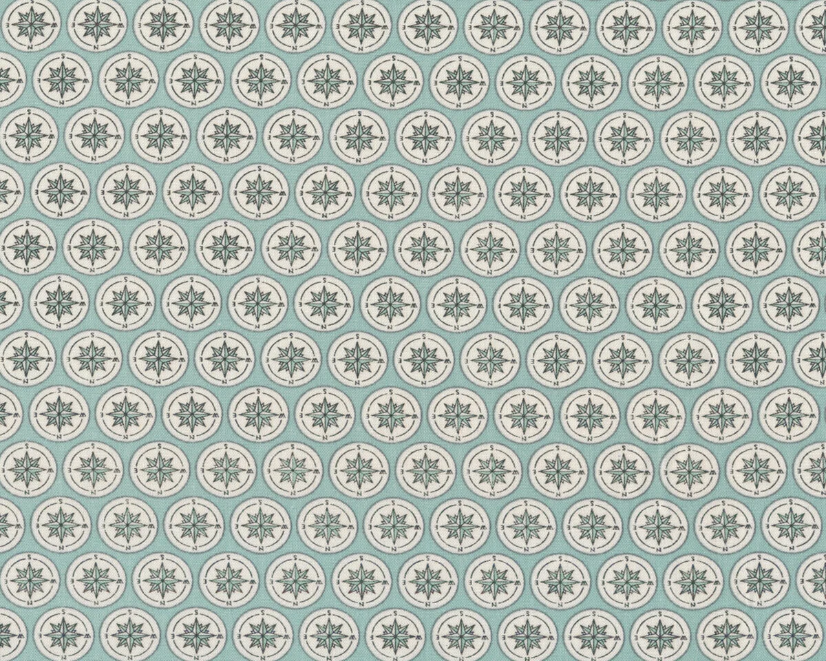 Patchworkstoff MERIDIAN, Kompass, mint, Windham Fabrics