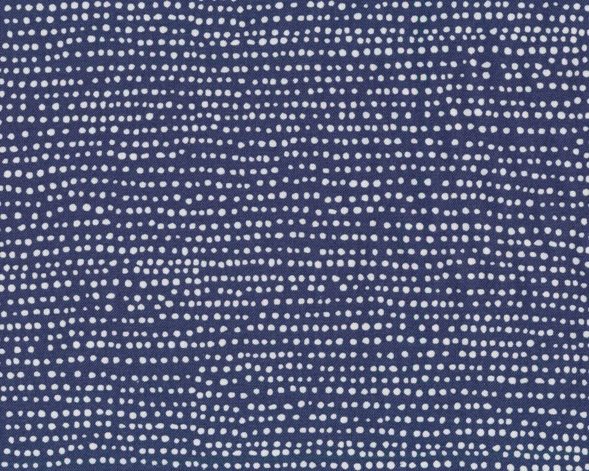 Patchworkstoff MOONSCAPE, Pünktchen, dunkelblau, Dear Stella