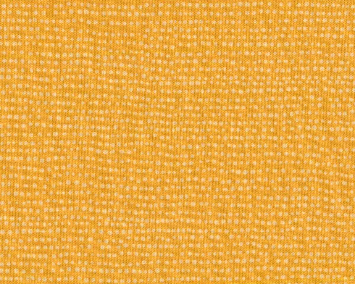 Patchworkstoff MOONSCAPE, Pünktchen, helles orange, Dear Stella
