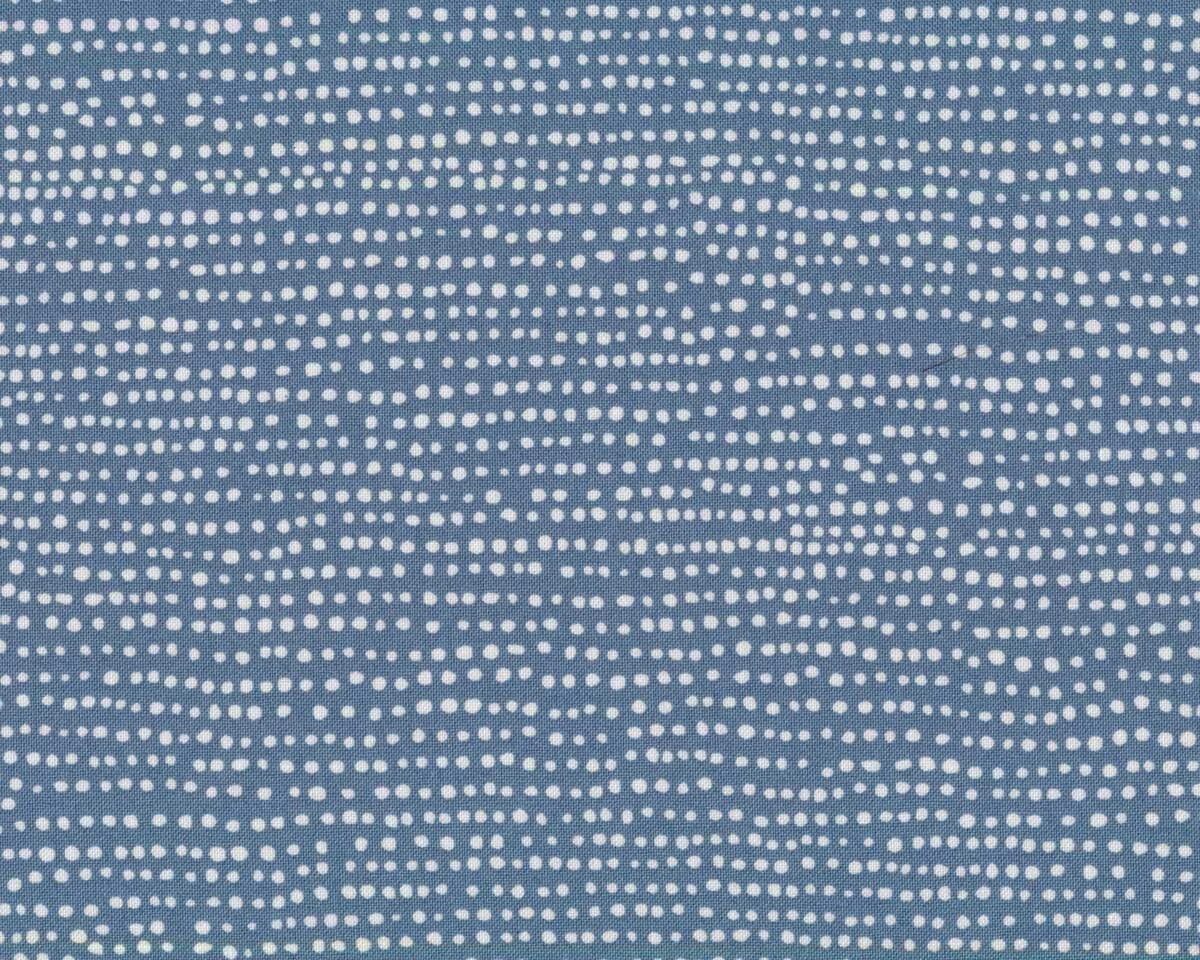 Patchworkstoff MOONSCAPE, Pünktchen, jeansblau, Dear Stella