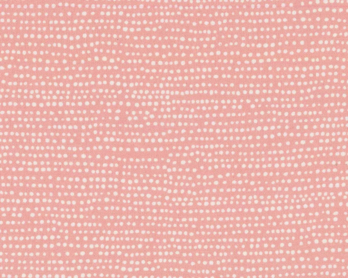 Patchworkstoff MOONSCAPE, Pünktchen, lachsrosa, Dear Stella
