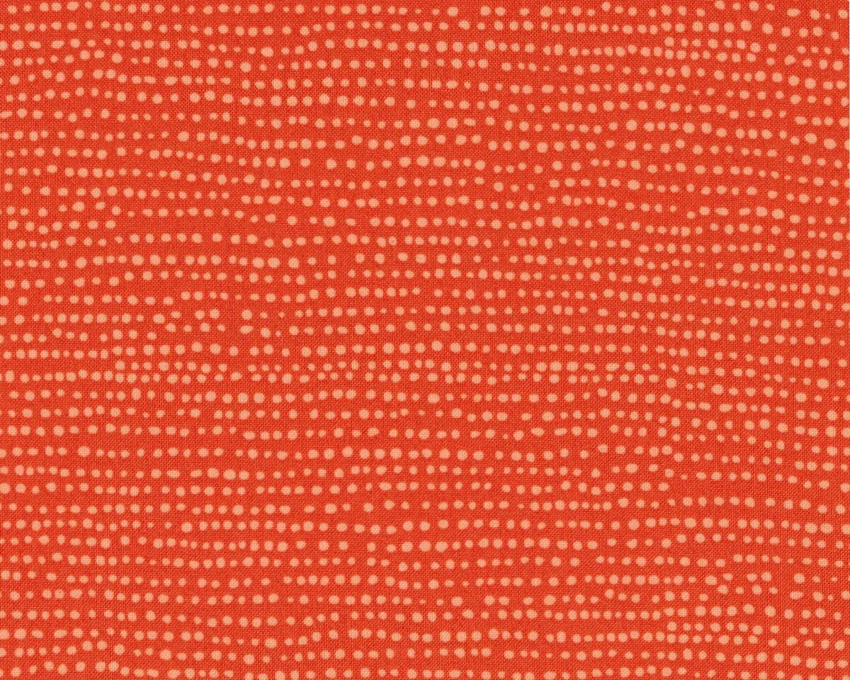 Patchworkstoff MOONSCAPE, Pünktchen, orange, Dear Stella