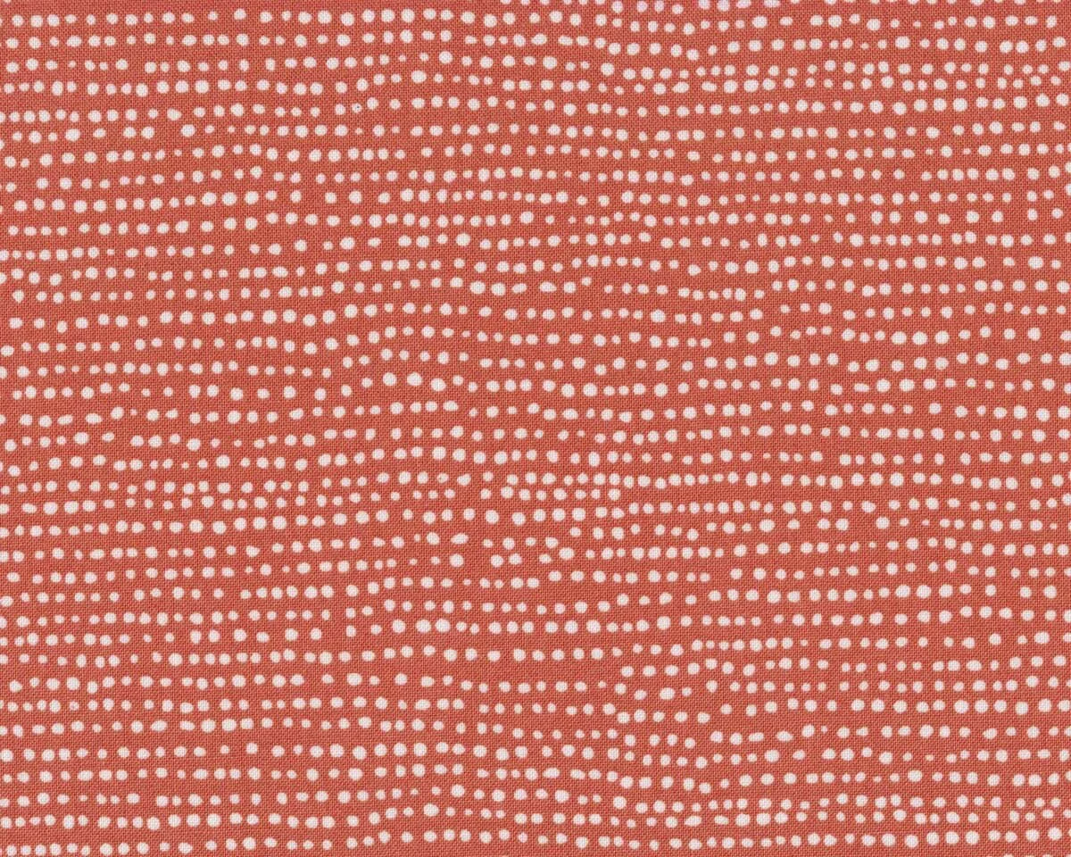 Patchworkstoff MOONSCAPE, Pünktchen, terracotta, Dear Stella