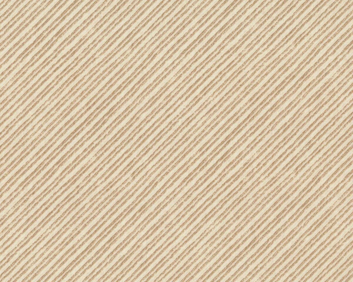 Patchworkstoff MORE HEARTY GOOD WISHES, Diagonal-Linien, dunkles beige, Moda Fabrics