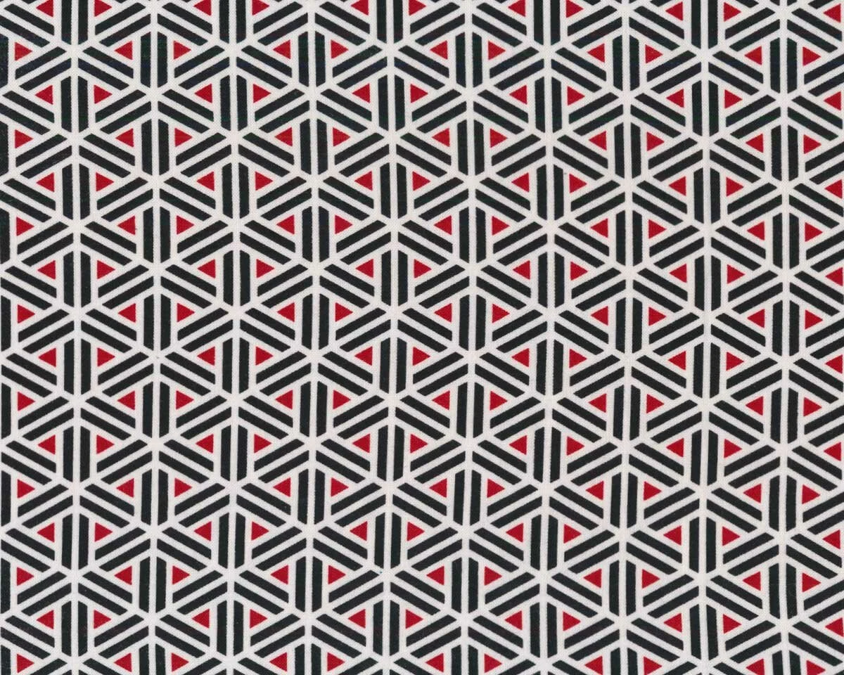Patchworkstoff MOROCCAN RED, Stäbchen-Muster, Henry Glass