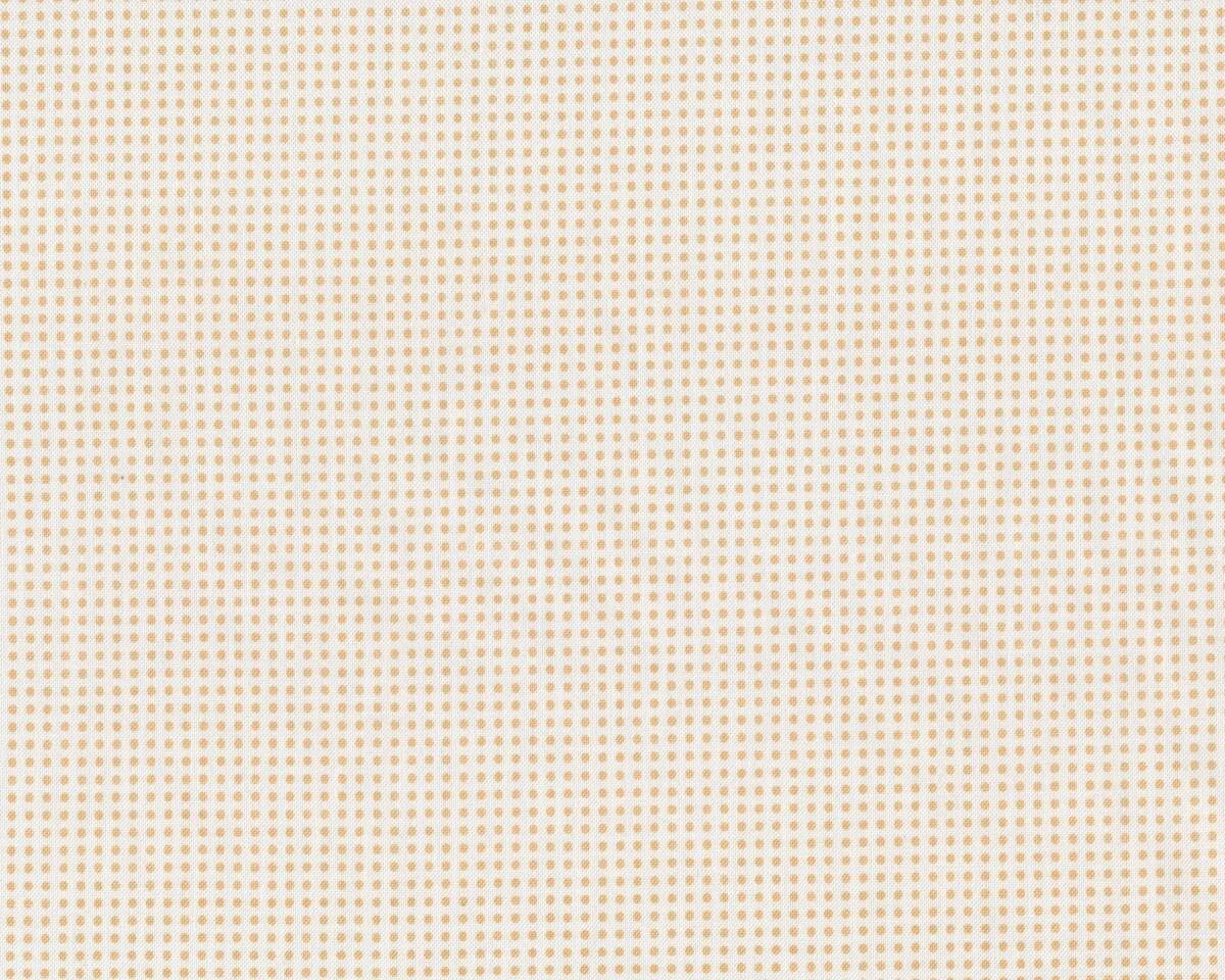 Patchworkstoff OOH LA LA FRESH AND FRENCH, Punkte-Raster, weiß-beige
