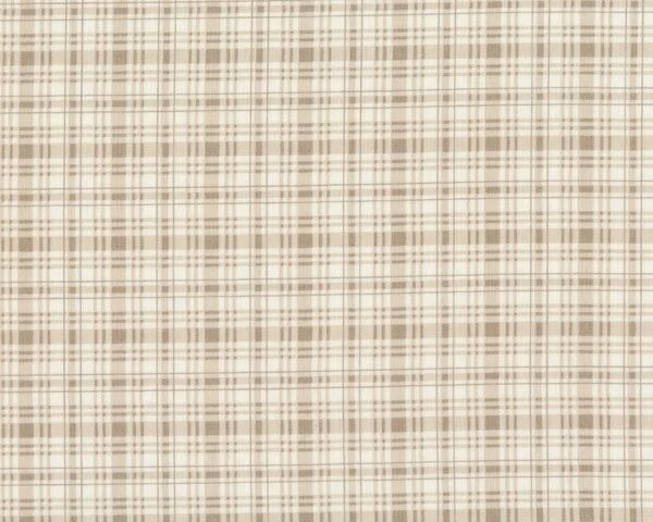 Patchworkstoff "Penelope" mit Karo-Muster, beige