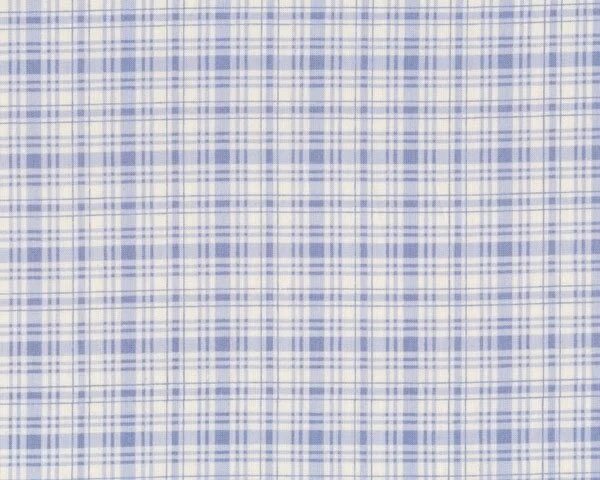 Patchworkstoff "Penelope" mit Karo-Muster, helles taubenblau