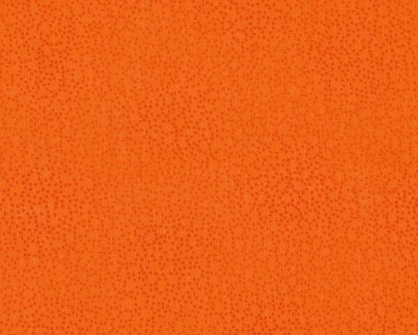 Patchworkstoff "Quilters Basic", feines Punkte-Batik-Muster, kräftiges orange-dunkles aprikot