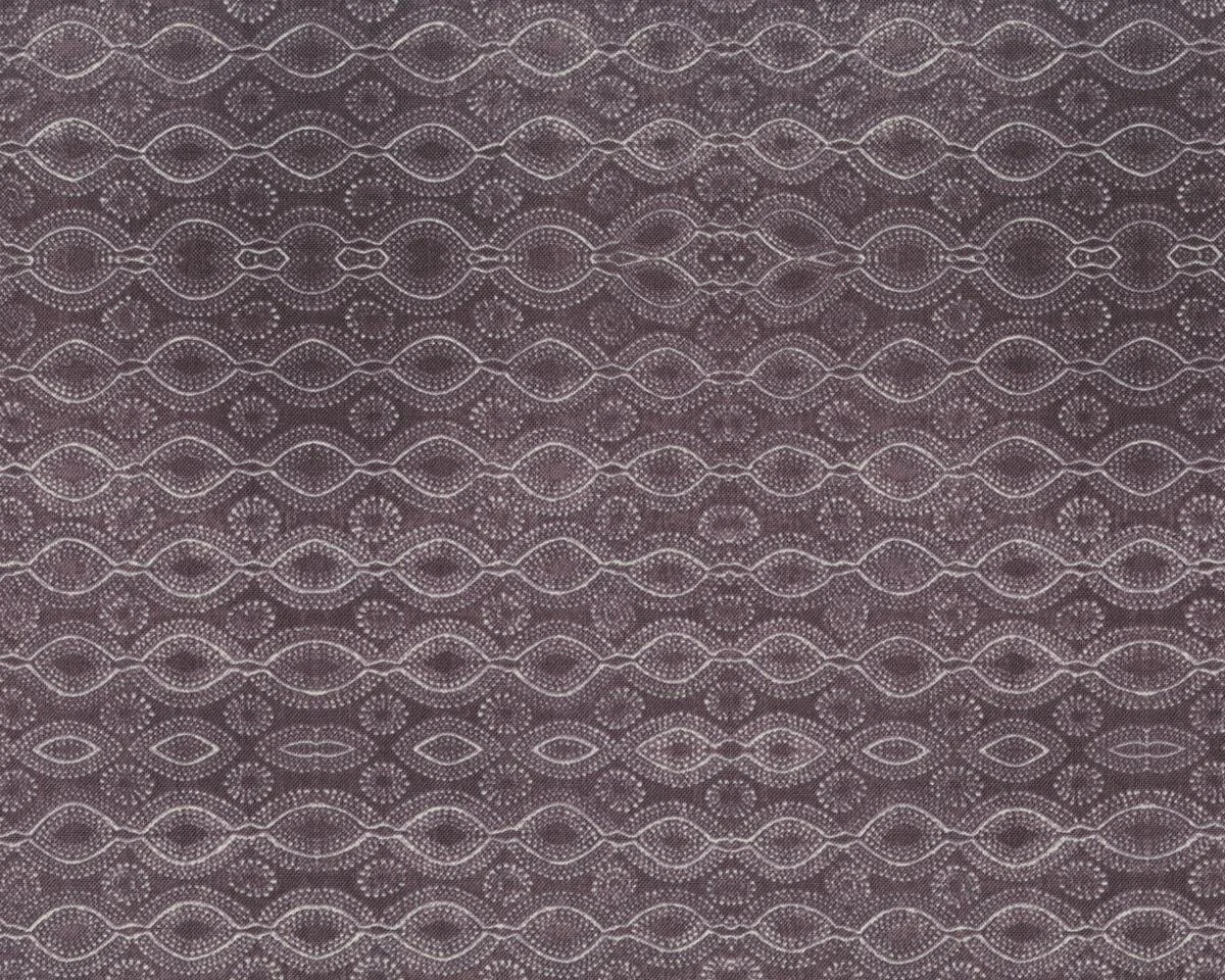 Patchworkstoff ROSE WATER, Oval-Ketten, steingrau, Tina Givens