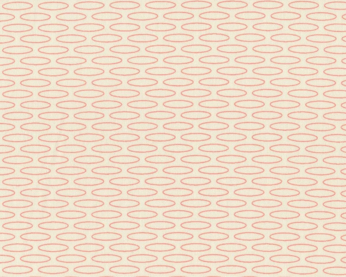 Patchworkstoff SERENITY, zarte Ovale, creme-altrosa, Moda Fabrics