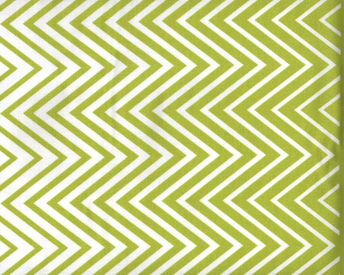 Patchworkstoff SIMPLY COLORFUL II, Chevron-Zacken, limette-gebrochenes weiß, Moda Fabrics