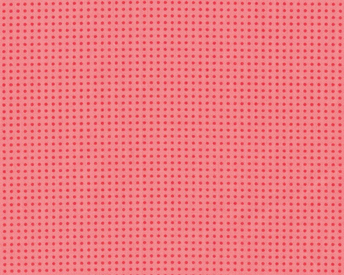 Patchworkstoff SIMPLY COLORFUL, Pünktchen, helles lachsrot, Moda Fabrics