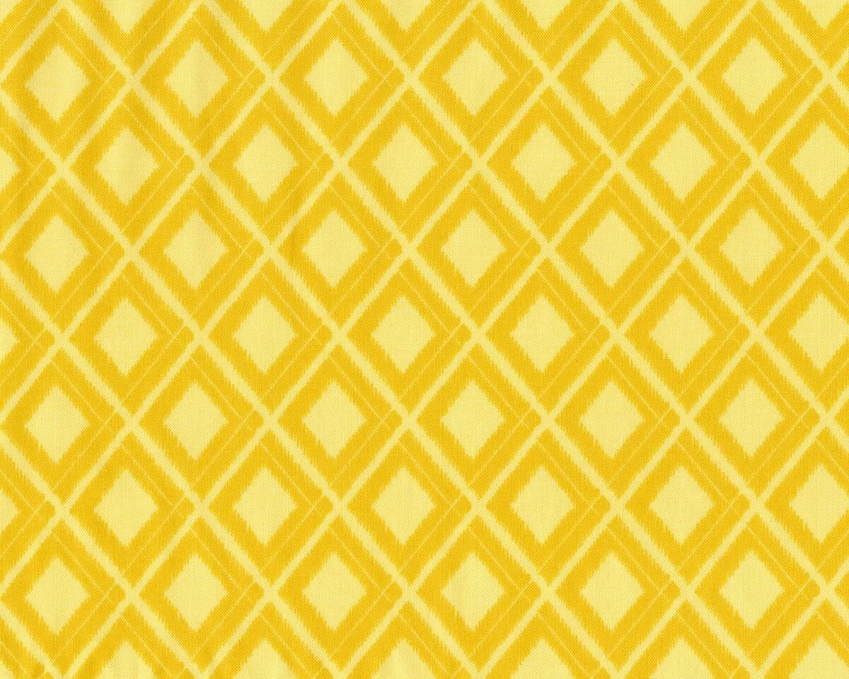 Patchworkstoff SIMPLY COLORFUL, Rautenmuster, pastellgelb-maisgelb, Moda Fabrics
