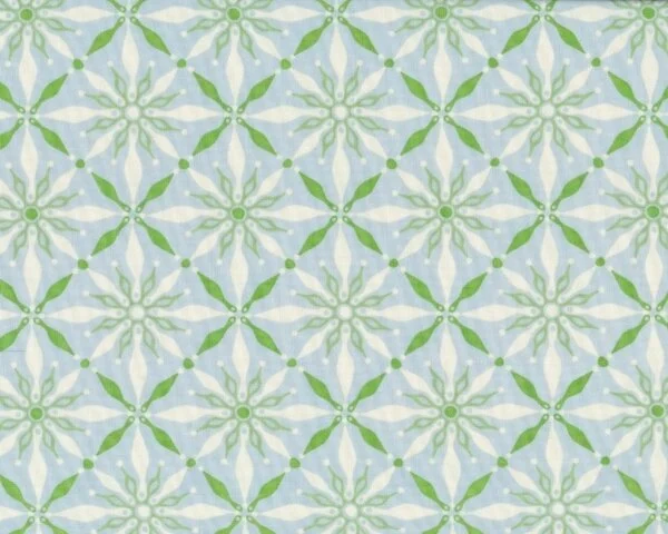 Patchworkstoff SOLSTICE, großen Blüten-Rautengitter, hellblau, Moda Fabrics