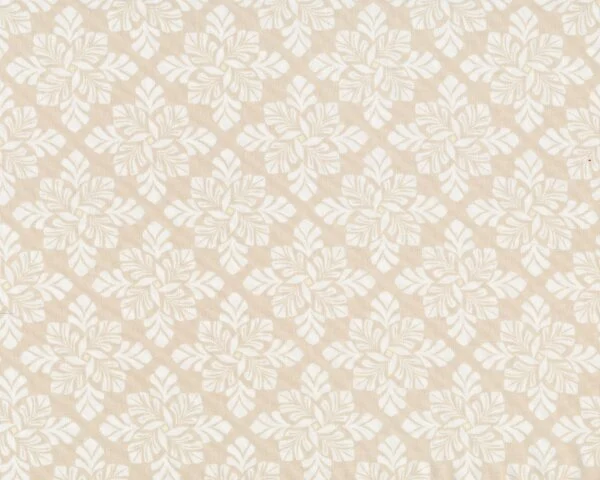 Patchworkstoff SOLSTICE, Rauten-Blüten, hellbeige, Moda Fabrics