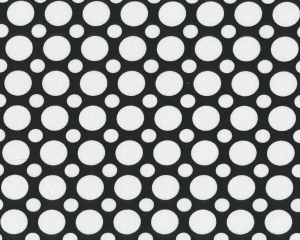 Patchworkstoff SPOT ON MIX, Punkte-Design, schwarz-weiß