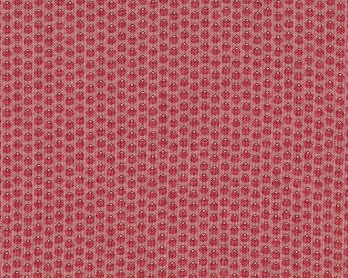 Patchworkstoff STICKS & STONES, Perlen, helles lachsrot-pastellrot, Moda Fabrics