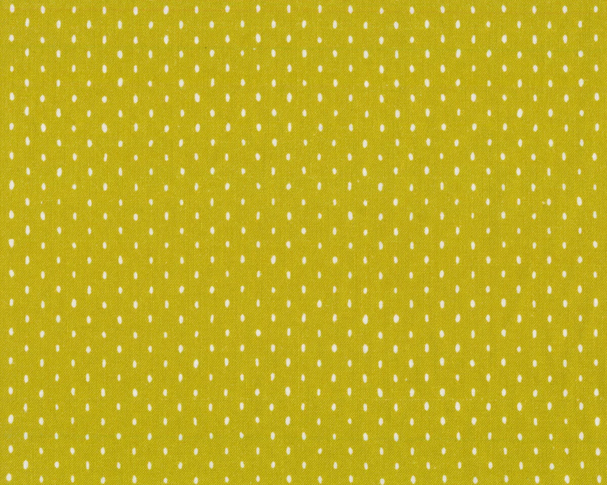 Patchworkstoff STITCH AND REPEAT, Punkte, limette, Cotton + Steel