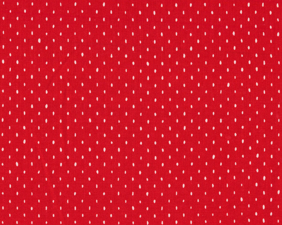Patchworkstoff STITCH AND REPEAT, Punkte, rot, Cotton + Steel