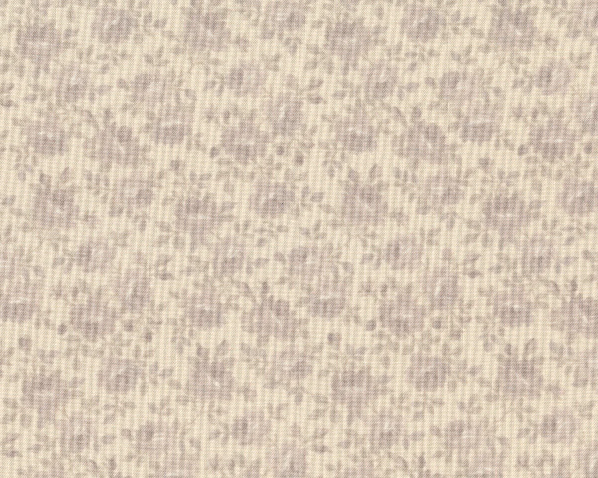 Patchworkstoff SWEET BLEND PRINTS, Hecken-Röschen, hellbeige-natur, Moda Fabrics