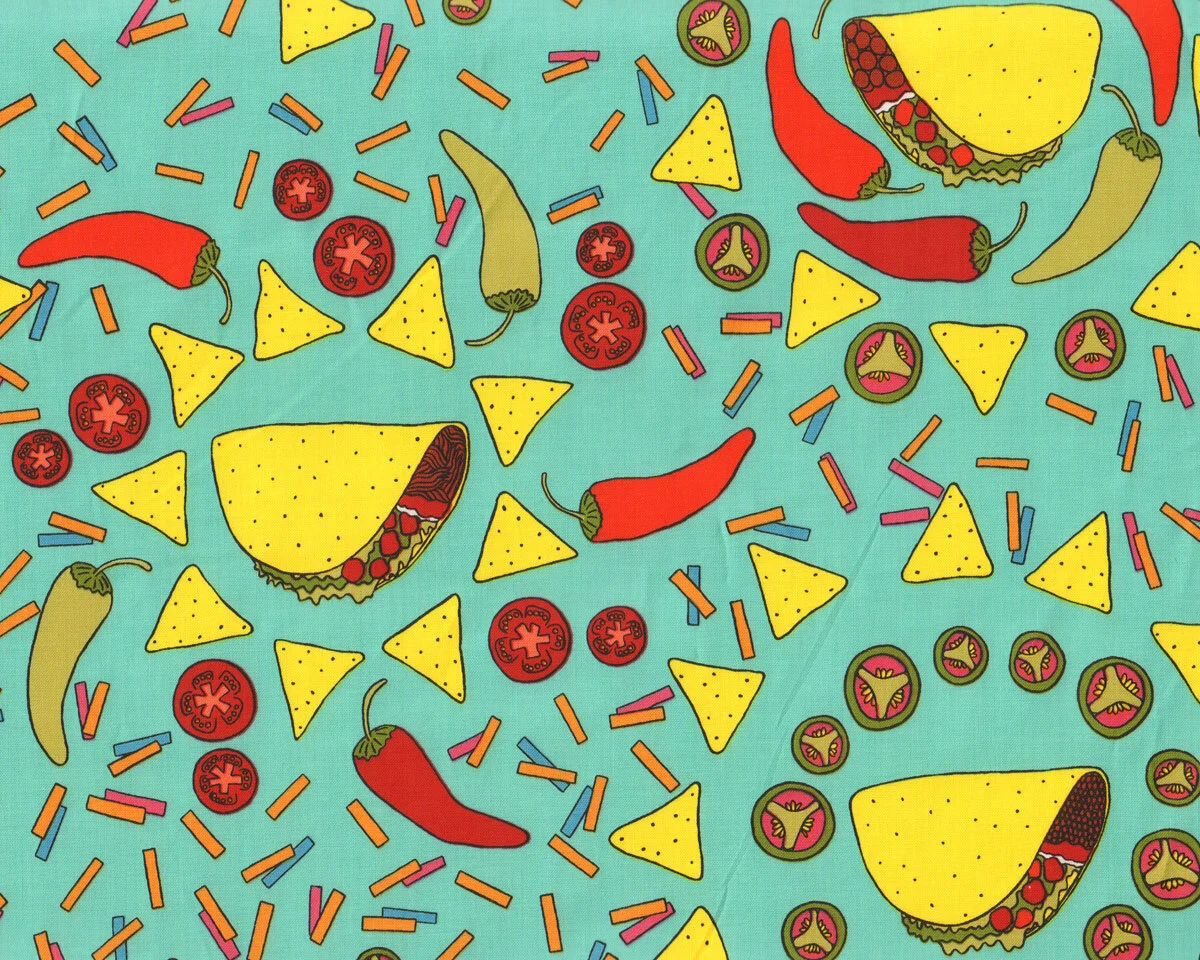 Patchworkstoff TACO RICO, Paprika