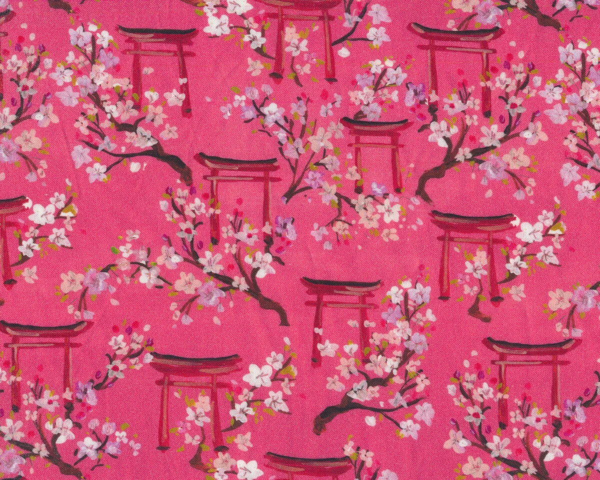 Patchworkstoff TOKYO DREAMS, Kirschblüten, Dear Stella