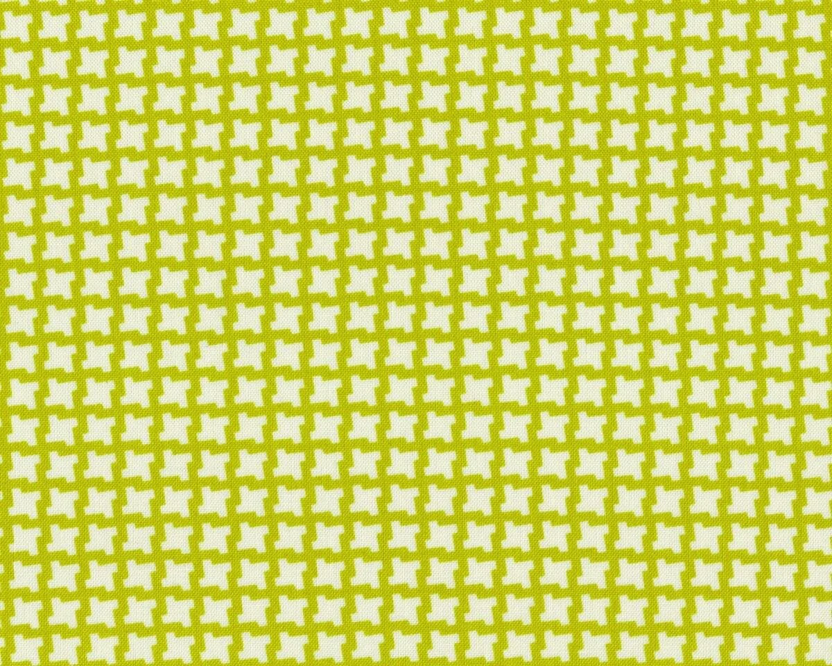 Patchworkstoff UP PARASOL, Pepita-Muster, limette-creme