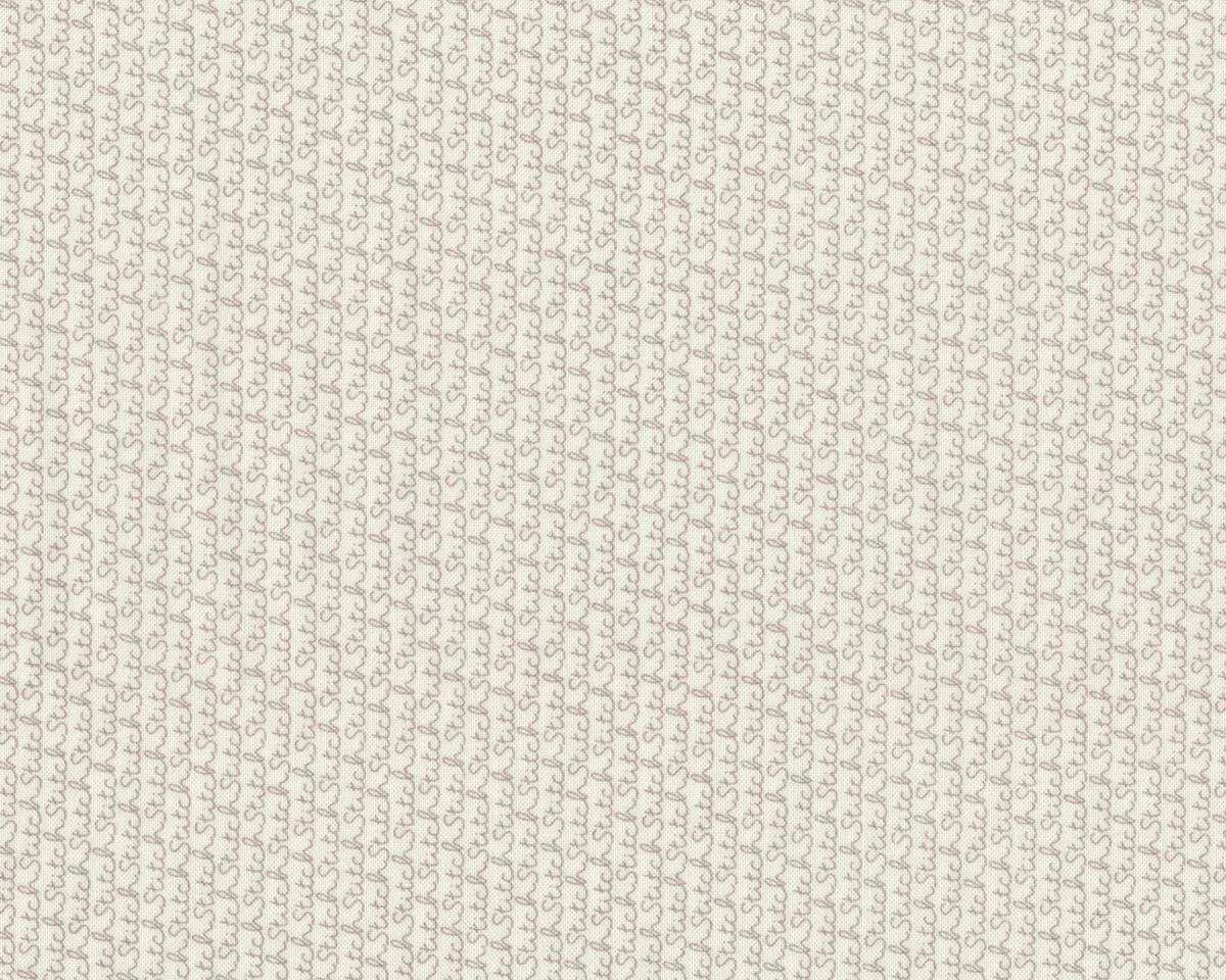 Patchworkstoff VOLUME II, Schreibschrift, gebrochenes weiß-natur, Moda Fabrics