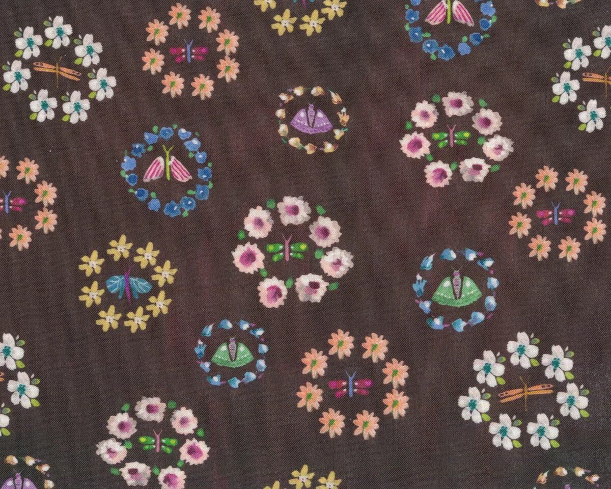 Patchworkstoff WOODLAND FAIRTALE, Insekten, Dear Stella