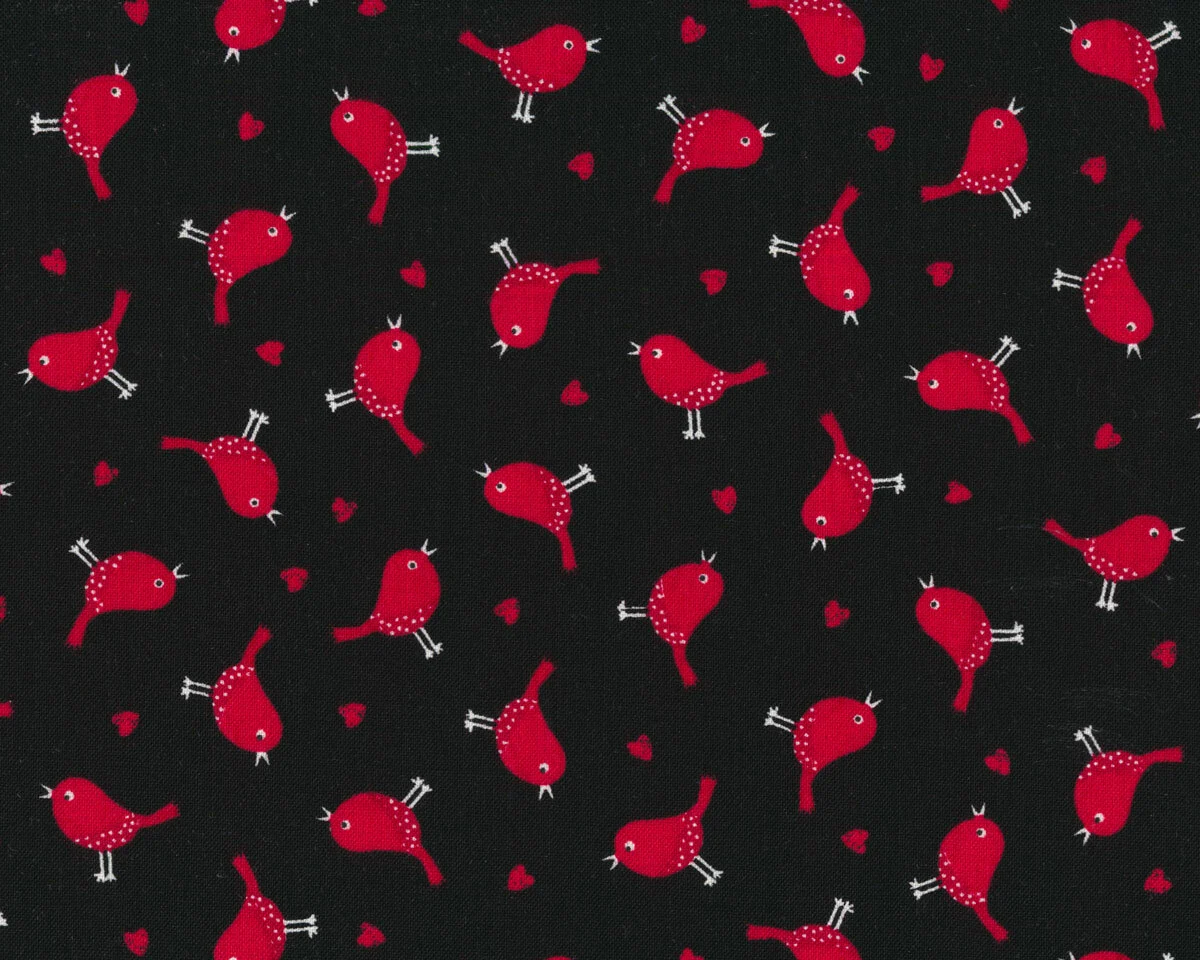 Patchworkstoff YOU MAKE MY HEART HAPPY, Piepmätze, Timeless Treasures