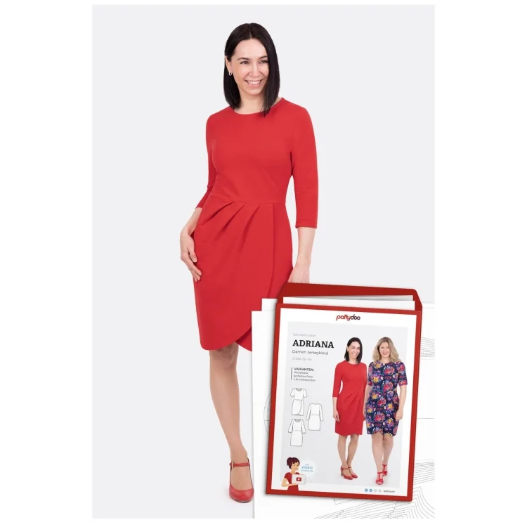 pattydoo Damen Jerseykleid Adriana Papierschnittmuster