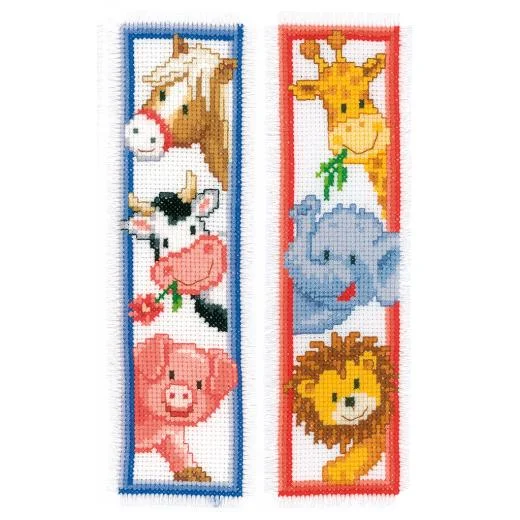 Vervaco - Lesezeichen Tiere 2er-Set