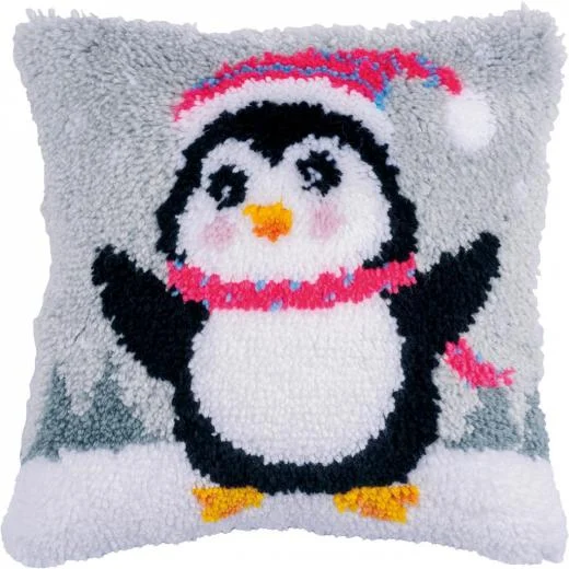 Vervaco - Knüpfkissen Pinguin