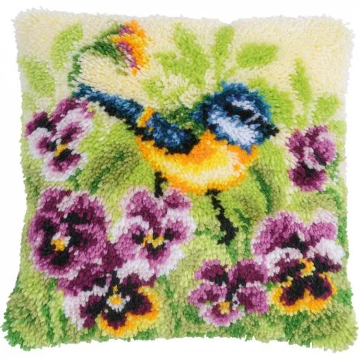 Vervaco - Knüpfkissen Blaumeise