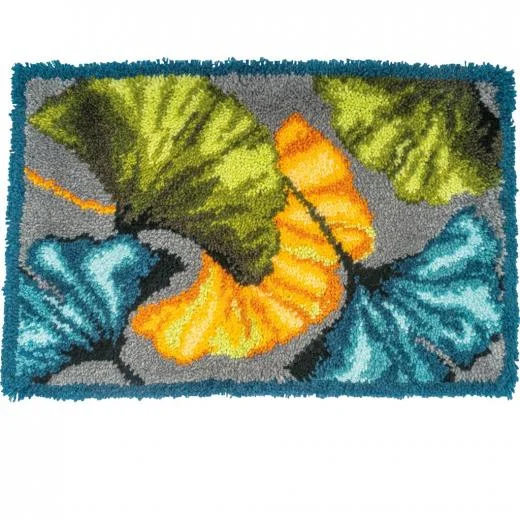 Vervaco - Knüpfteppich Gingko